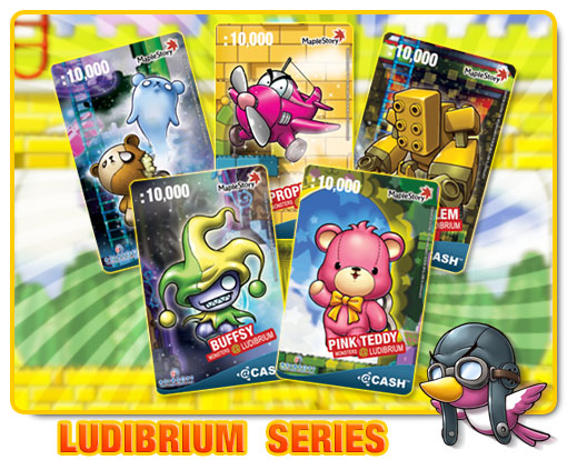 07.05] All New Ludibrium Series A-Cash Prepaid Card out now ...